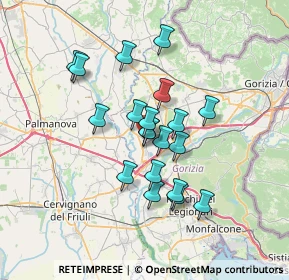 Mappa 34076 Romans D'isonzo GO, Italia (5.502)