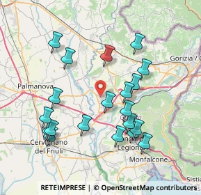 Mappa P. Caduti, 34076 Romans D'isonzo GO, Italia (7.596)