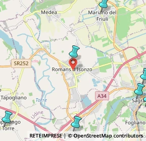 Mappa 34076 Romans D'isonzo GO, Italia (3.82)