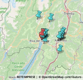 Mappa Via Tenente Miorelli, 38066 Riva del Garda TN, Italia (8.25474)