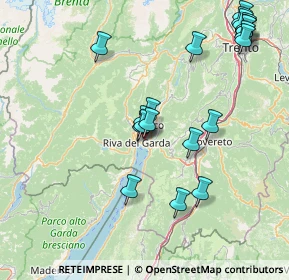 Mappa Via Tenente Miorelli, 38066 Riva del Garda TN, Italia (17.391)