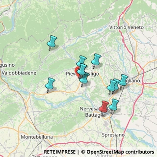 Mappa Via Cal Zattera, 31053 Pieve di Soligo TV, Italia (5.75917)