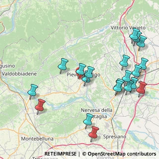 Mappa Via Cal Zattera, 31053 Pieve di Soligo TV, Italia (9.6485)