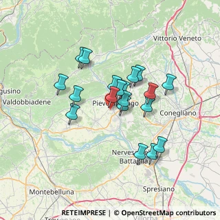 Mappa Via Cal Zattera, 31053 Pieve di Soligo TV, Italia (5.58579)