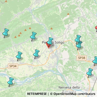 Mappa Via Cal Zattera, 31053 Pieve di Soligo TV, Italia (6.02091)
