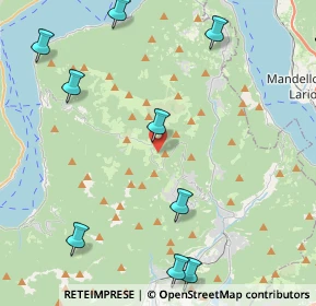 Mappa Via del Tivano, 22030 Sormano CO, Italia (6.54462)