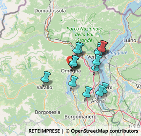 Mappa Via S. Fermo, 28887 Omegna VB, Italia (9.9975)