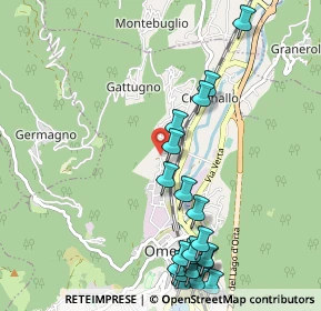 Mappa Via S. Fermo, 28887 Omegna VB, Italia (1.222)