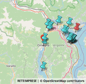 Mappa Via S. Fermo, 28887 Omegna VB, Italia (7.986)
