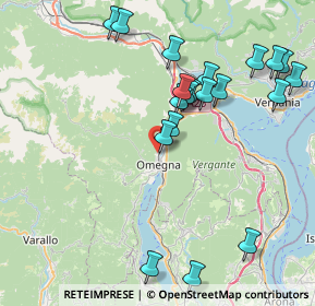 Mappa Via S. Fermo, 28887 Omegna VB, Italia (8.764)