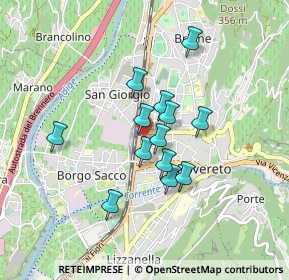 Mappa Via Grazie, 38068 Rovereto TN, Italia (0.64692)