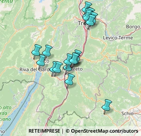 Mappa Via delle Grazie, 38068 Rovereto TN, Italia (12.89947)