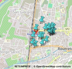 Mappa Via delle Grazie, 38068 Rovereto TN, Italia (0.3145)