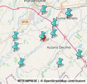 Mappa Via San Giuseppe, 33082 Azzano Decimo PN, Italia (4.59364)