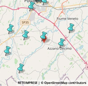 Mappa Via San Giuseppe, 33082 Azzano Decimo PN, Italia (6.337)