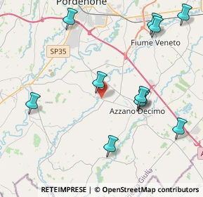 Mappa Via San Giuseppe, 33082 Azzano Decimo PN, Italia (4.69909)