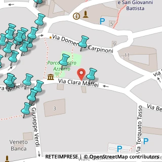 Mappa Via Clara Maffei, 24023 Clusone BG, Italia (0.08889)