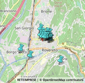 Mappa Via Giuseppe Garibaldi, 38068 Rovereto TN, Italia (0.3475)