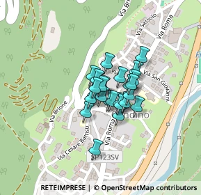 Mappa Piazza S. Rocco, 38083 Borgo Chiese TN, Italia (0.104)