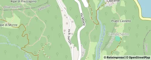 Mappa Valbrona