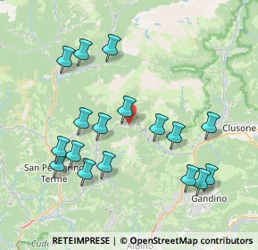 Mappa Via Mincucco, 24013 Oltre il Colle BG, Italia (8.12471)