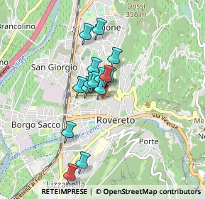 Mappa Via delle Scuole, 38068 Rovereto TN, Italia (0.64067)