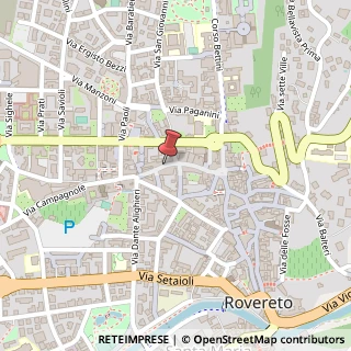 Mappa Via Giuseppe Garibaldi, Numero 17, 38068 Rovereto, Trento (Trentino-Alto Adige)