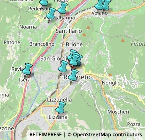 Mappa Via delle Scuole, 38068 Rovereto TN, Italia (1.835)
