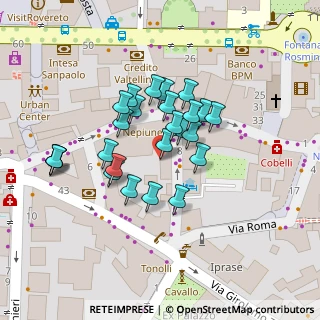 Mappa Via delle Scuole, 38068 Rovereto TN, Italia (0.012)