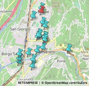 Mappa Pomeriggio e sabato su appuntamento, 38068 Rovereto TN, Italia (0.8005)