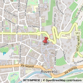 Mappa Via Rialto, 30, 38068 Rovereto, Trento (Trentino-Alto Adige)