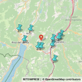 Mappa Via Don Chiattini, 38060 Ronzo-chienis TN, Italia (6.73545)
