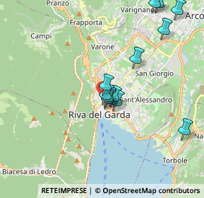 Mappa Viale Rosmini, 38066 Riva del Garda TN, Italia (1.82583)