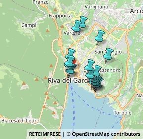 Mappa Viale Rosmini, 38066 Riva del Garda TN, Italia (1.26)