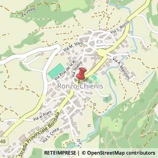 Mappa Via del Càr, 49, 38060 Ronzo-Chienis, Trento (Trentino-Alto Adige)