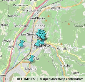 Mappa Salita Valbuson, 38068 Rovereto TN, Italia (0.70818)