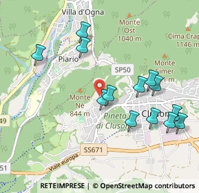 Mappa Via Sotto Nè, 24023 Clusone BG, Italia (1.01231)