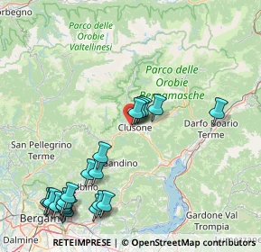 Mappa Via Sotto Nè, 24023 Clusone BG, Italia (20.027)