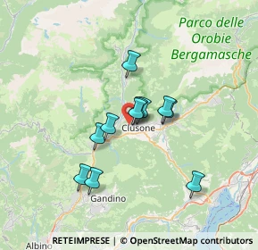 Mappa Via Sotto Nè, 24023 Clusone BG, Italia (5.03455)