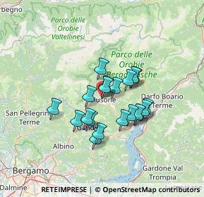 Mappa Via Carrara Spinelli, 24023 Clusone BG, Italia (9.9395)