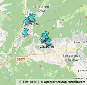 Mappa Via Carrara Spinelli, 24023 Clusone BG, Italia (1.27)