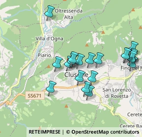 Mappa Via Carrara Spinelli, 24023 Clusone BG, Italia (1.8275)