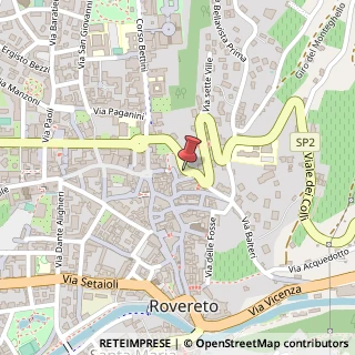Mappa Viale dei Colli, 3a, 38068 Rovereto, Trento (Trentino-Alto Adige)