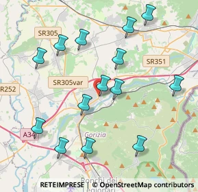 Mappa Via della Campagnola, 34072 Gradisca d'Isonzo GO, Italia (4.21571)