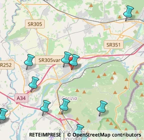 Mappa Via Dante Alighieri, 34072 Gradisca d'Isonzo GO, Italia (7.11)