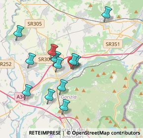 Mappa Via della Campagnola, 34072 Gradisca d'Isonzo GO, Italia (3.57)