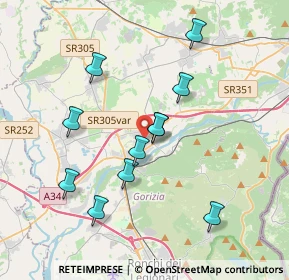 Mappa 34072 Gradisca d'Isonzo GO, Italia (3.49182)