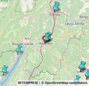 Mappa Via Riva, 38068 Rovereto TN, Italia (22.42857)
