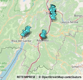 Mappa Via Riva, 38068 Rovereto TN, Italia (15.458)