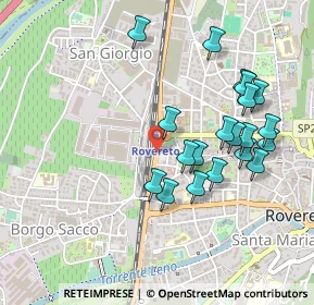 Mappa Piazzale Orsi, 38068 Rovereto TN, Italia (0.47)